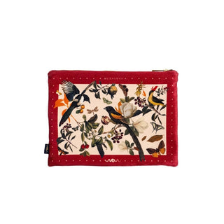 Retro Birds Red Handbag