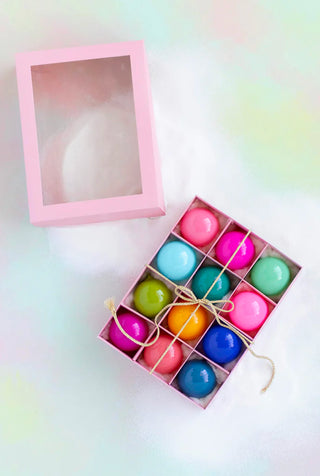 Sugar Plum Ball Ornament Box Set