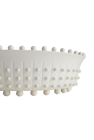 Cascade Harmony Ceramic Centerpiece in Ivory