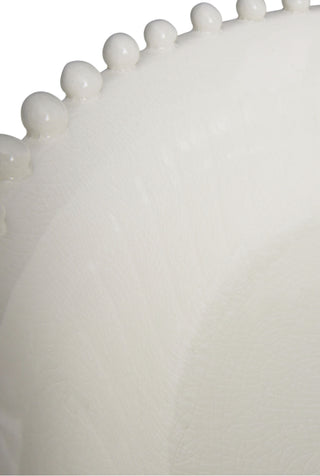 Cascade Harmony Ceramic Centerpiece in Ivory