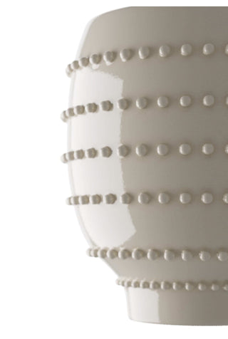 Cascade Ceramic Vase in Ivory
