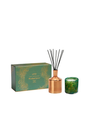 Woodland Spruce Classic Candle & Reed Diffuser Duo