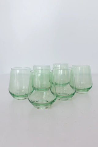 Estelle Colored Wine Stemless | Set of 6