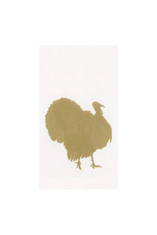 Turkey Fan Paper Linen Guest Towel Napkins