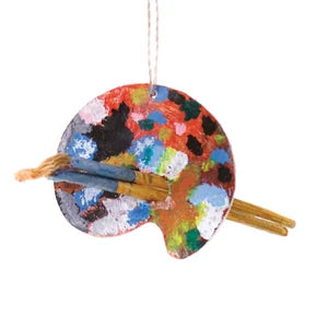 Vintage Artist Palette Ornament