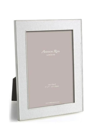 White Snake & Silver Frame
