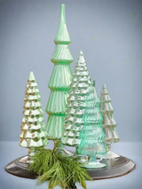Winter Green Trees, 5 Assorted