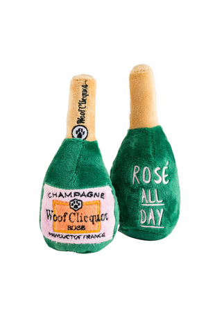 Woof Clicquot Rose' Plush Dog Toy
