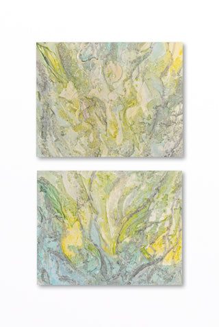 Yellow-Green Vines Pair, 2024