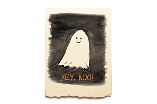 Hey, Boo! Halloween Greeting Card