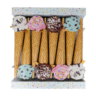 Ice Cream Cones Party Cone Crackers 10 inch