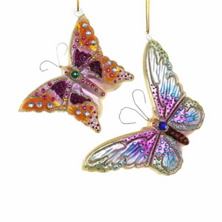 Enchanted Papillion Ornament, 2 Assorted