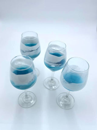 Wave Wine Glasses