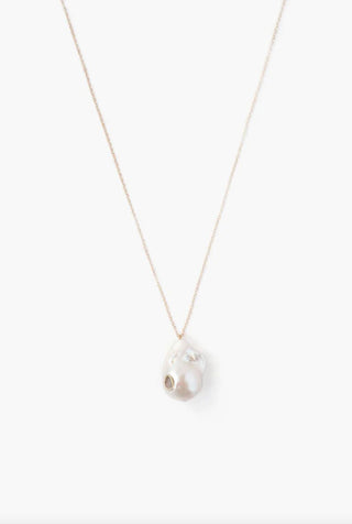 Diamond Le Baroque White Necklace
