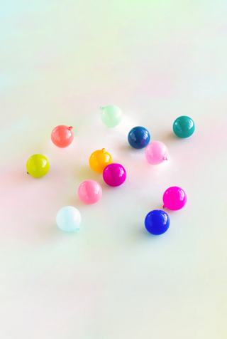 Sugar Plum Glass Ball Ornaments (4")