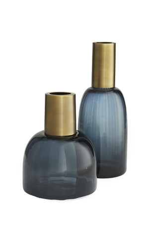 Azure Optic Vase (Short)