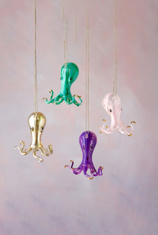 Marbled Octopus Ornament
