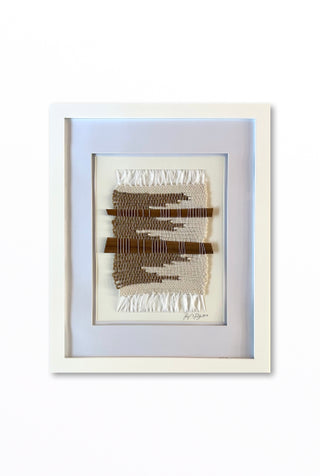 Twine + Walnut Veneer Weaving