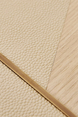 Gilded Oak & Leather Box