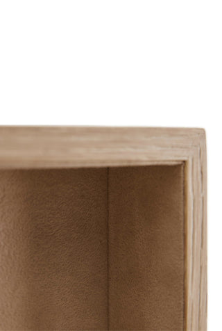 Gilded Oak & Leather Box