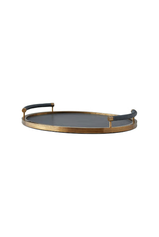 Gilded Slate Tray