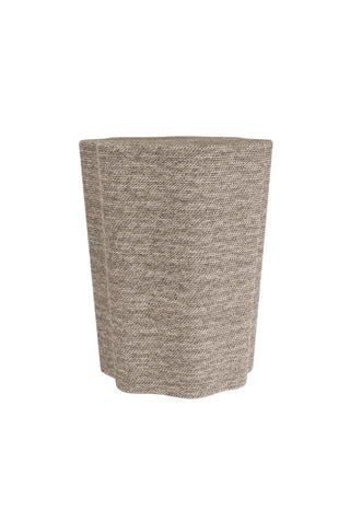Bleached Abaca Artisanal Accent Table