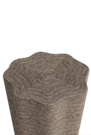 Bleached Abaca Artisanal Accent Table