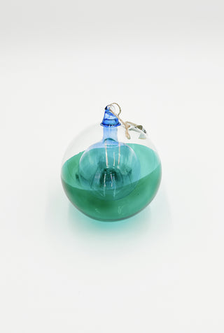 Swirl Ball in a Ball Ornament