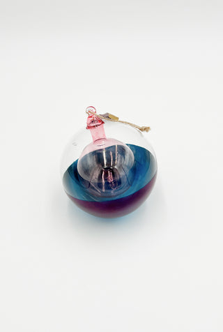 Swirl Ball in a Ball Ornament