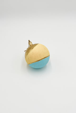 Color Couture Stripe Ball Ornament