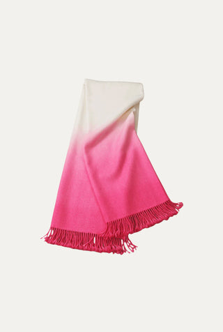 Dip-Dyed Throw