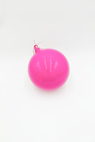 Sugar Plum Glass Ball Ornaments (4")